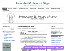 Tablet Screenshot of parrocchiascarperia.it